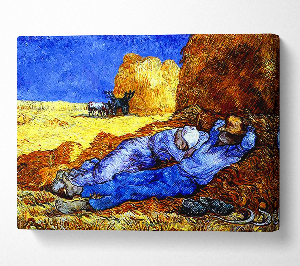 Vincent Van Gogh Time Of Work Canvas Wall Art