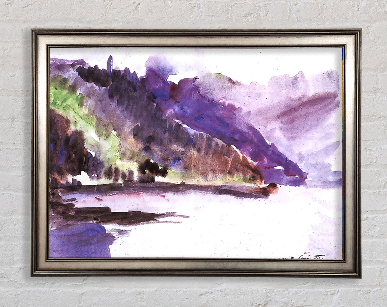 Lovis Corinth Walchensee 6 Framed Print