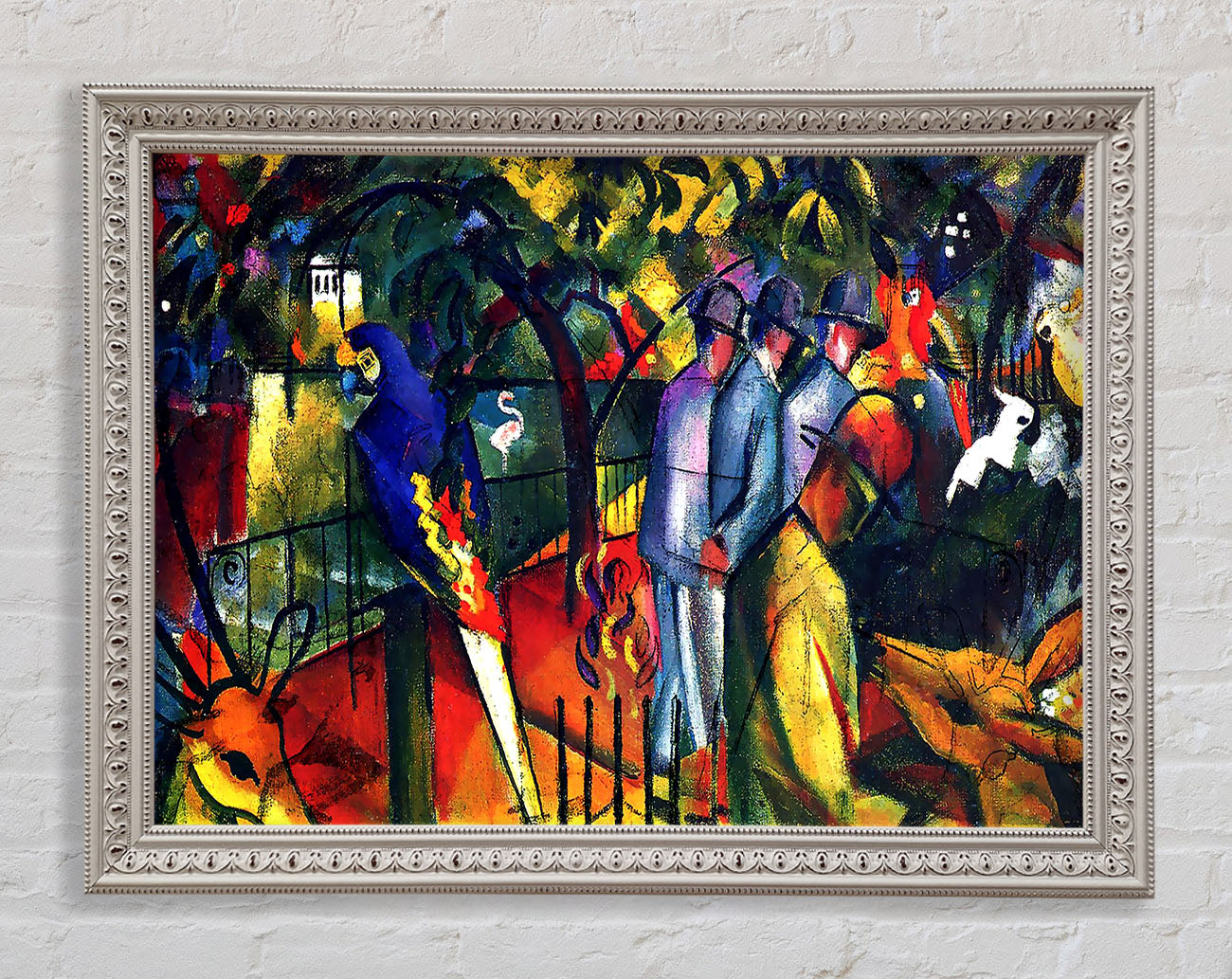 August Macke Zoological Gardens Framed Print