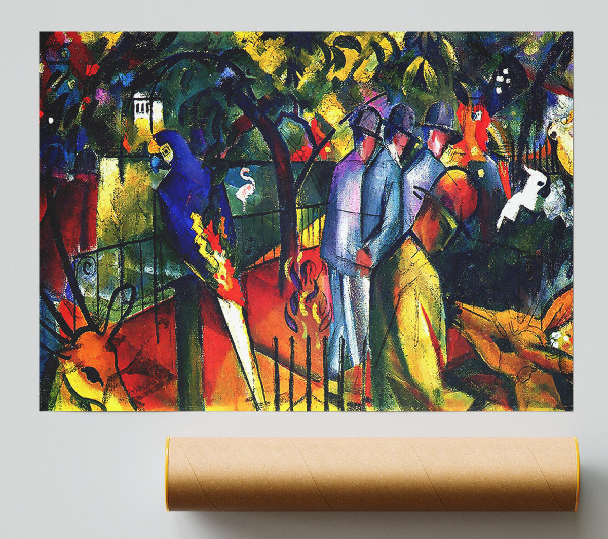August Macke Zoological Gardens Giclee Print