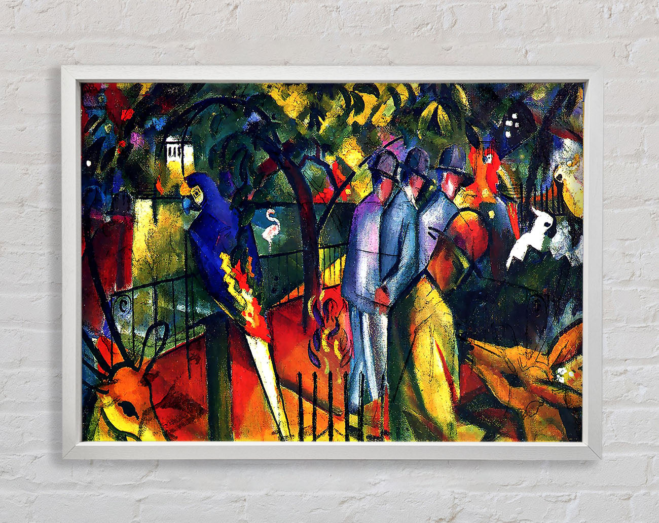 August Macke Zoological Gardens Framed Print
