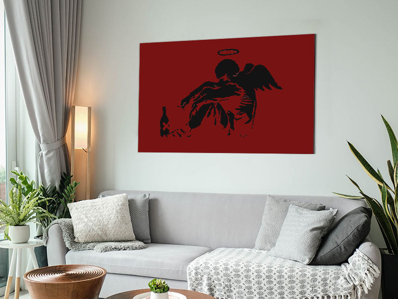 Fallen Angel Red Metal Print