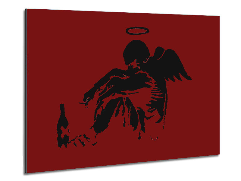 Fallen Angel Red Metal Print