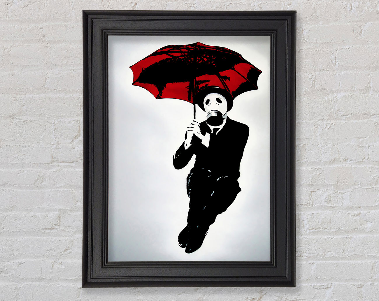 Bankers Gas Mask~~ Framed Print