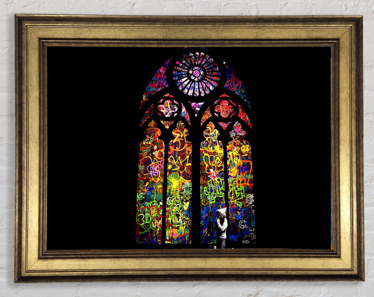 Stained Glass Framed Print