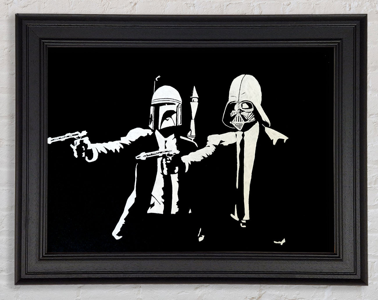 Star Wars Pulp Fiction Framed Print