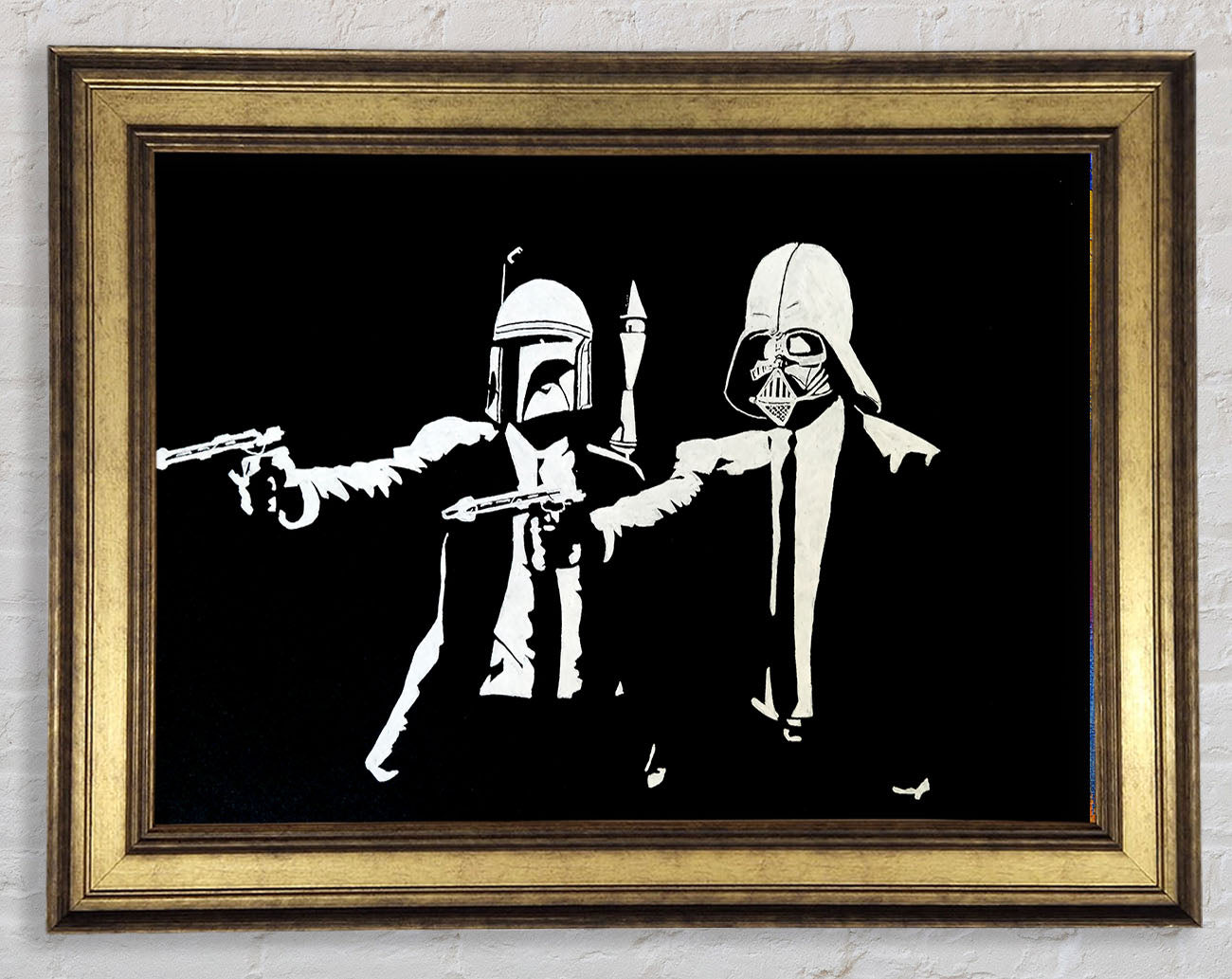 Star Wars Pulp Fiction Framed Print