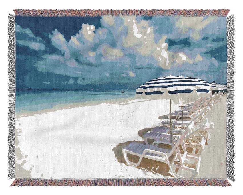 Sun Beds On The Island Of Paradise