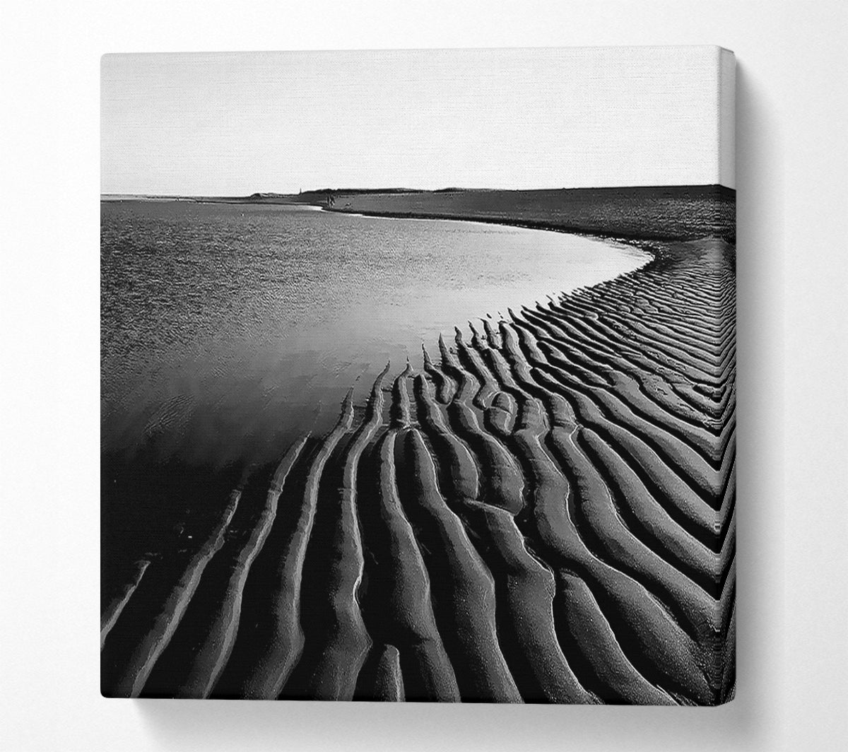 Ripples Of Sand Canvas Wall Art