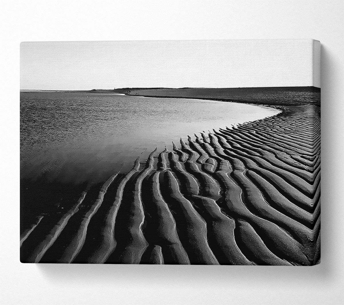 Ripples Of Sand Canvas Wall Art