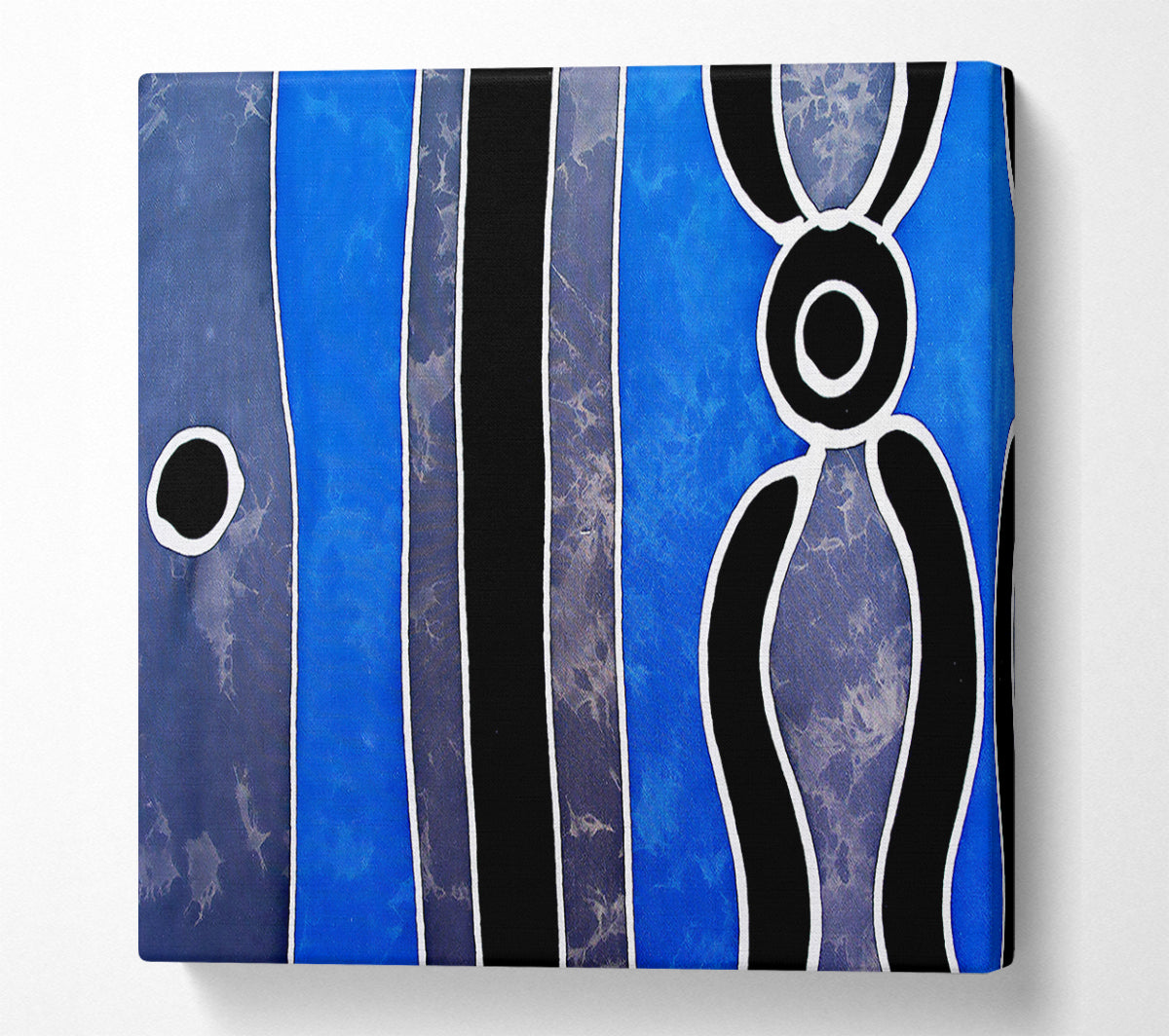 Tribal Greys Canvas Wall Art