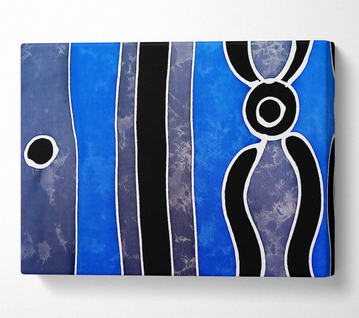 Tribal Greys Canvas Wall Art