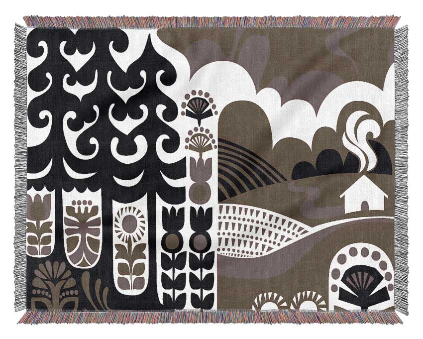 Abstract Hills Brown