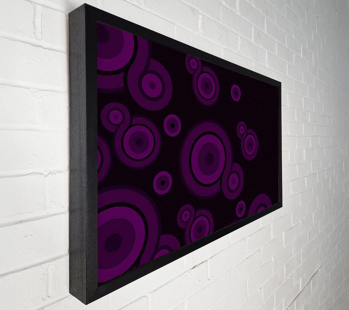 Purple Fizz Canvas Wall Art