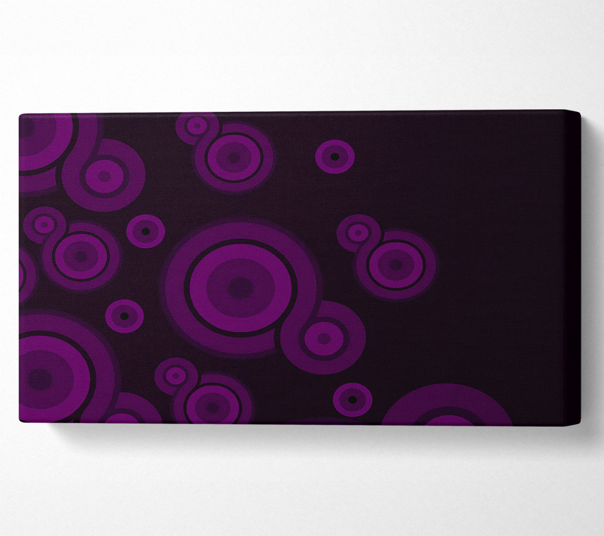 Purple Fizz Canvas Wall Art