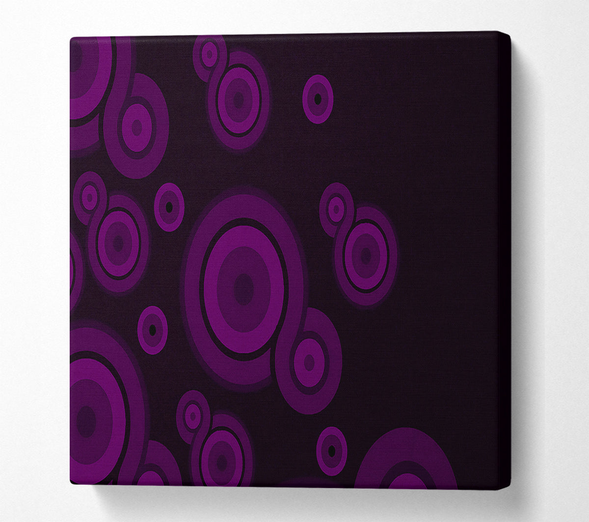 Purple Fizz Canvas Wall Art