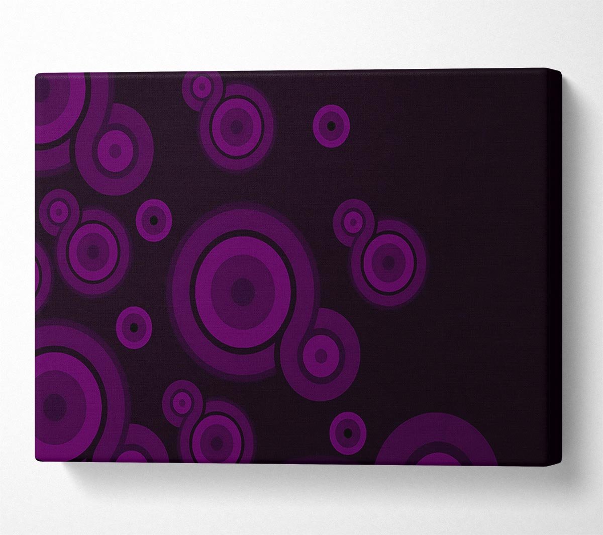 Purple Fizz Canvas Wall Art