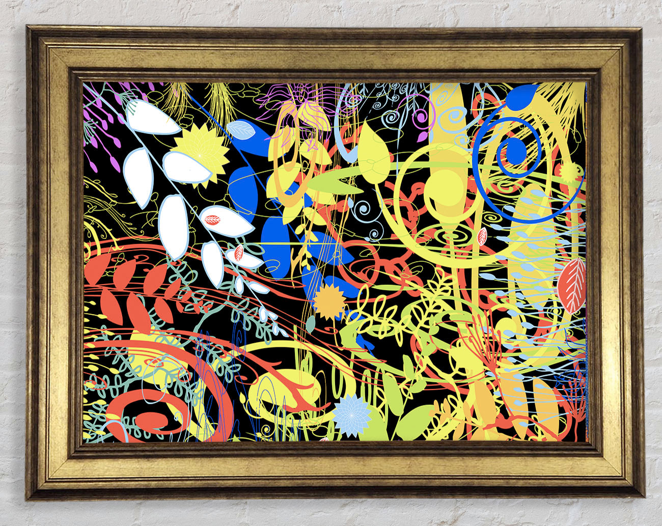 Magical Garden Framed Print