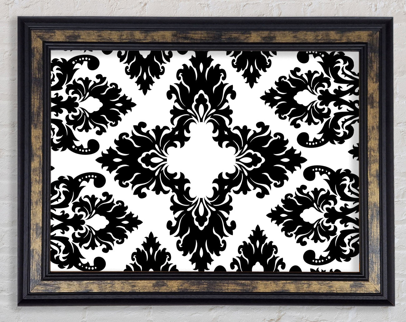 Diamond Garden Framed Print