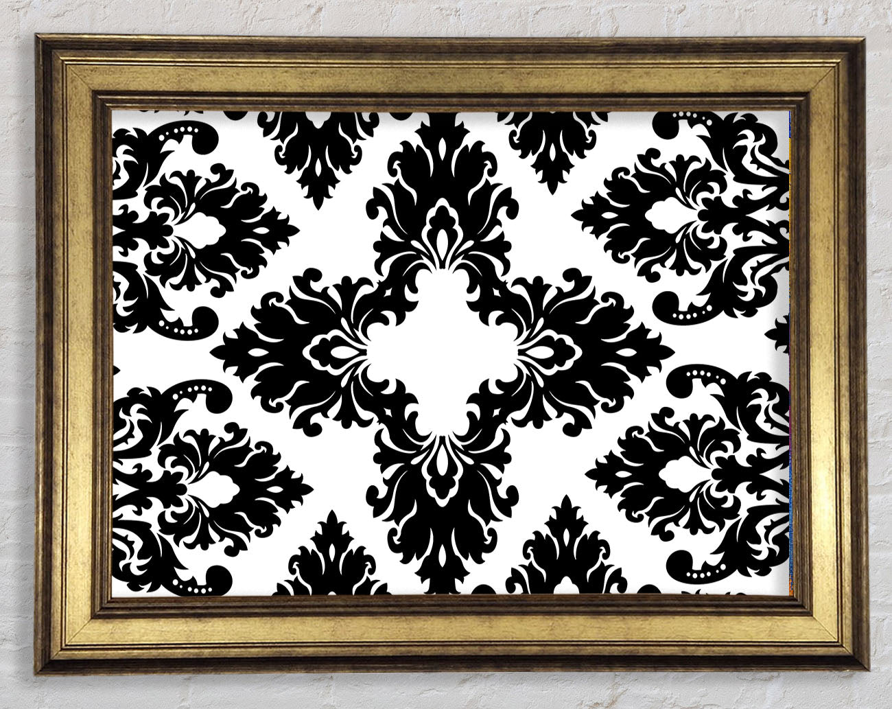 Diamond Garden Framed Print