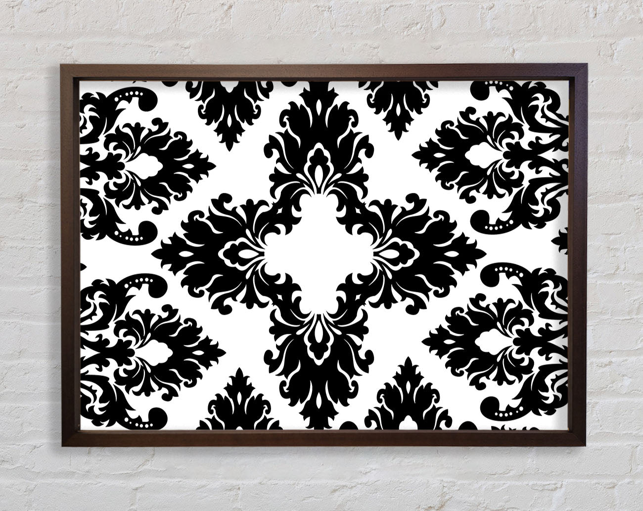 Diamond Garden Framed Print