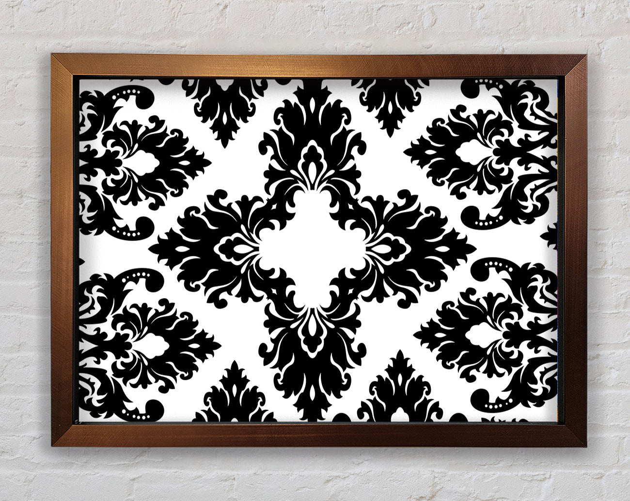 Diamond Garden Framed Print