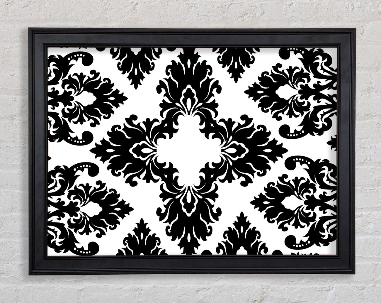 Diamond Garden Framed Print