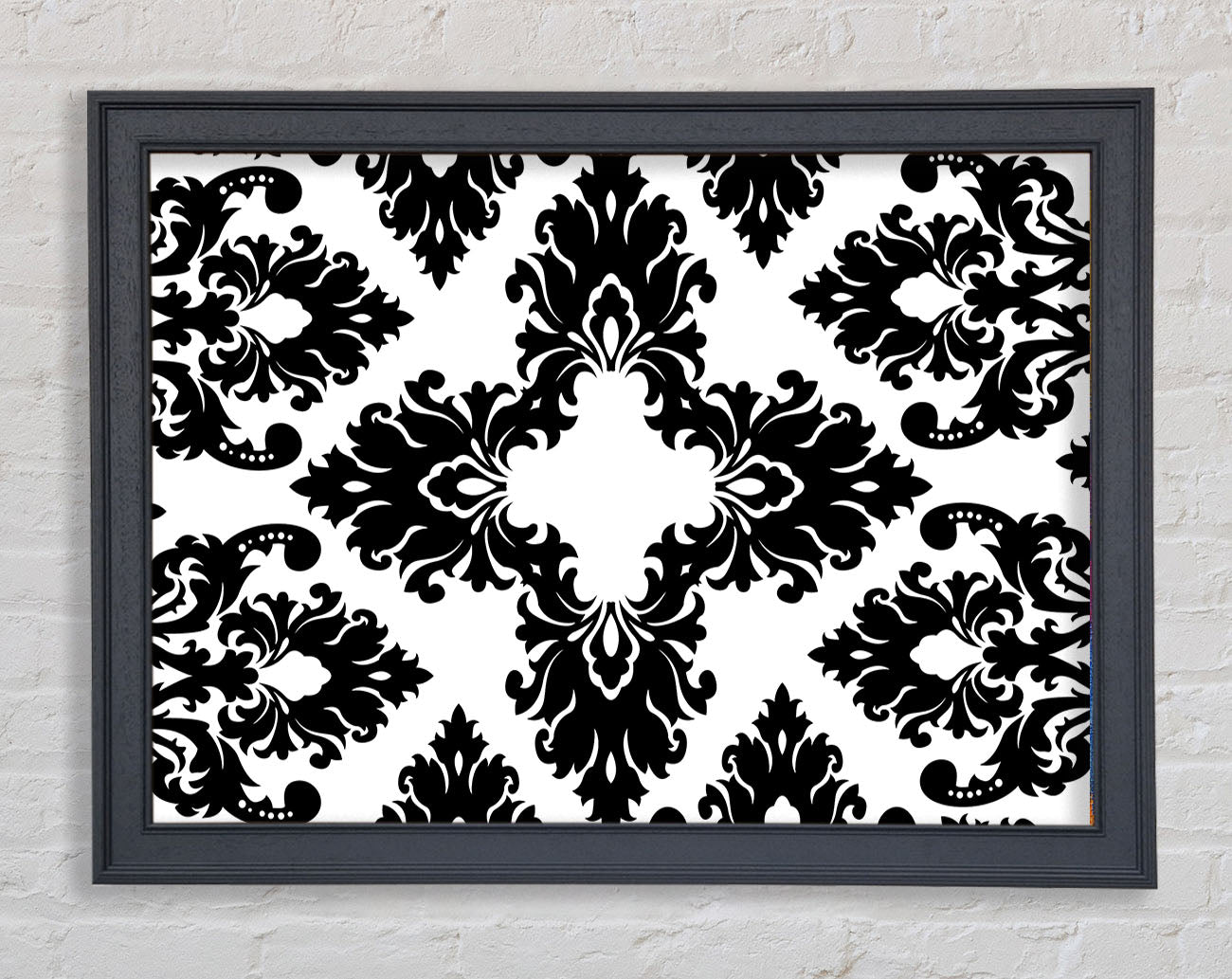 Diamond Garden Framed Print