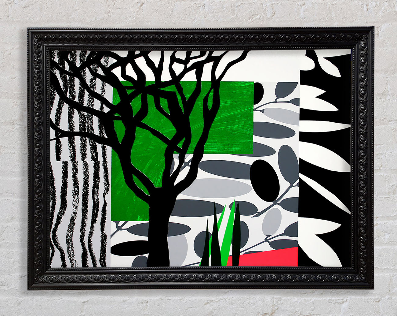 Psychedelic Garden Framed Print
