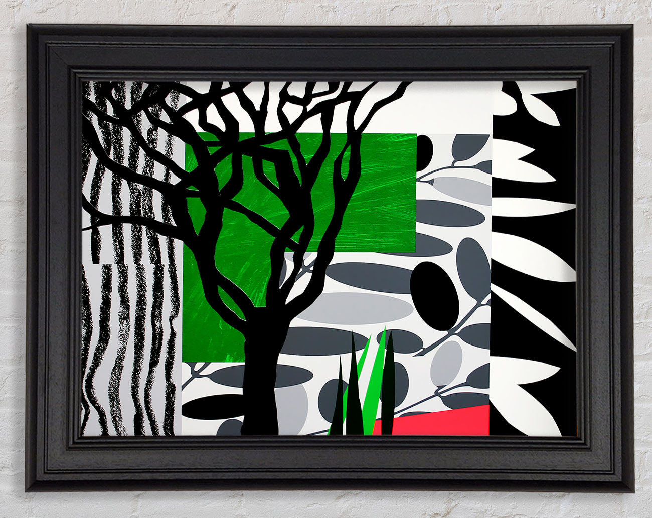 Psychedelic Garden Framed Print