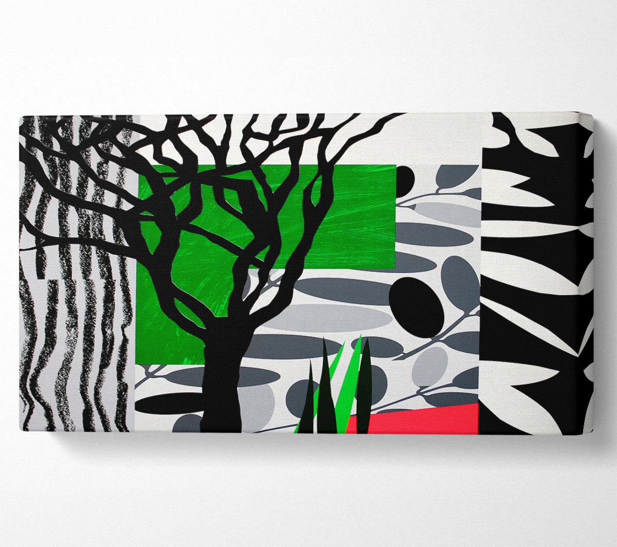 Psychedelic Garden Canvas Wall Art