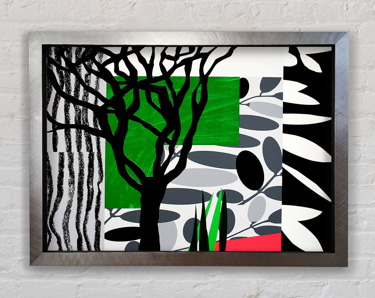 Psychedelic Garden Framed Print