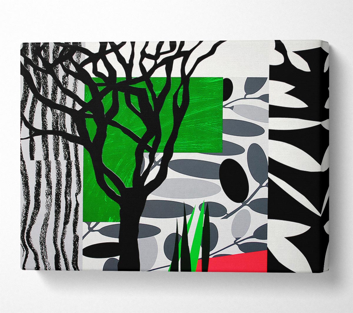 Psychedelic Garden Canvas Wall Art