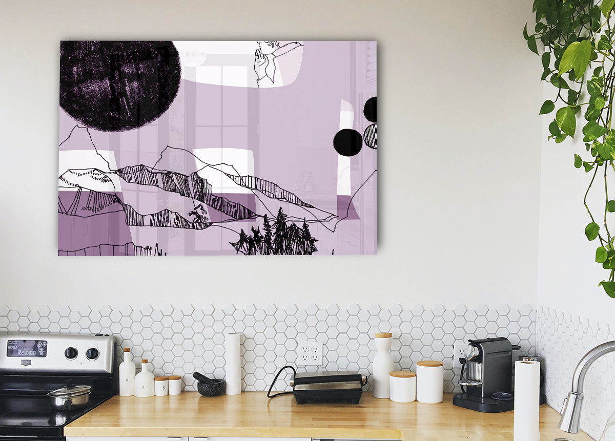 Abstract Mountain Lilac