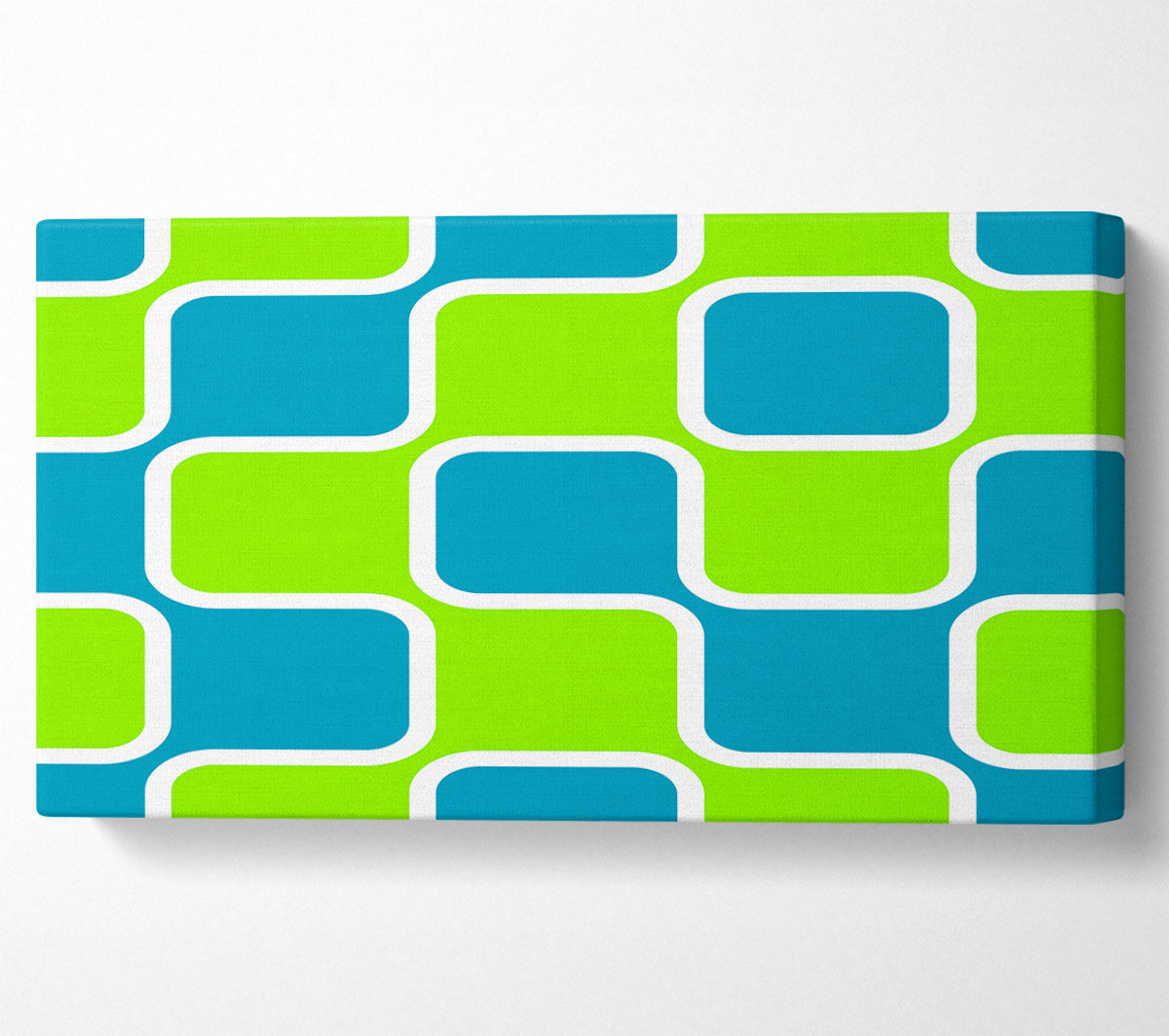 Puzzle Of Squares Canvas Wall Art