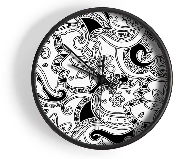 Pasley Garden Black On White