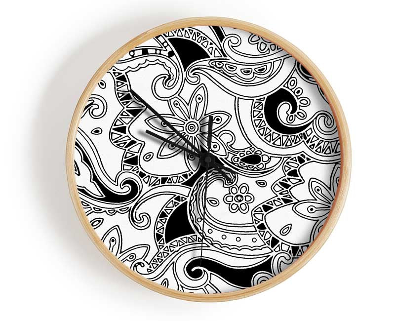 Pasley Garden Black On White