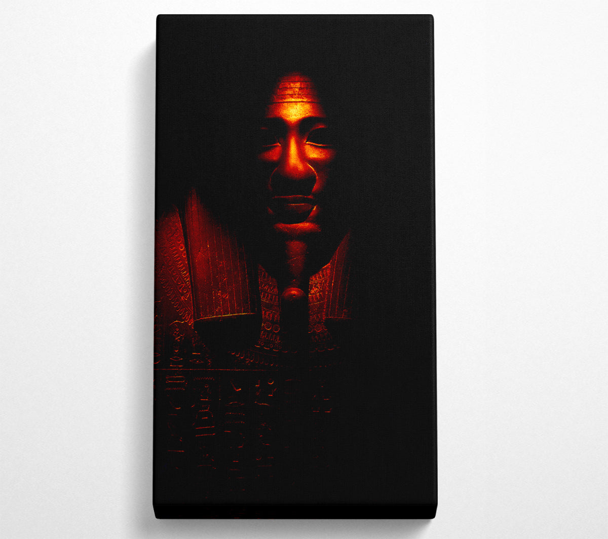 Red Warrior Canvas Wall Art