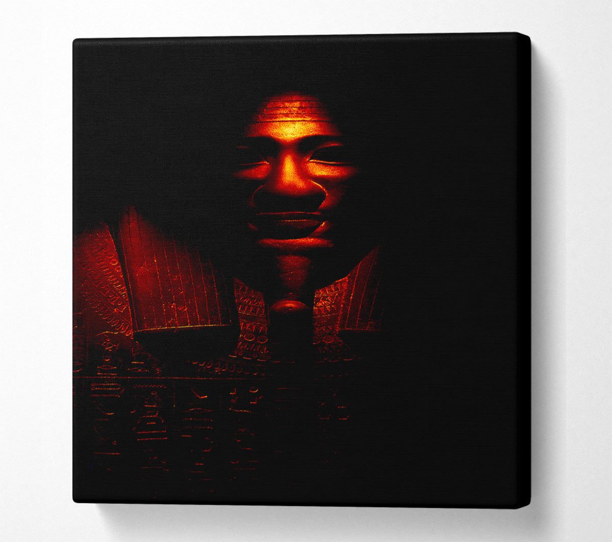 Red Warrior Canvas Wall Art
