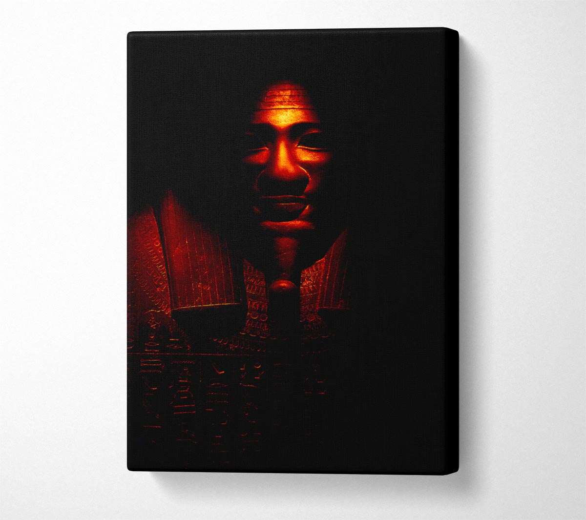 Red Warrior Canvas Wall Art