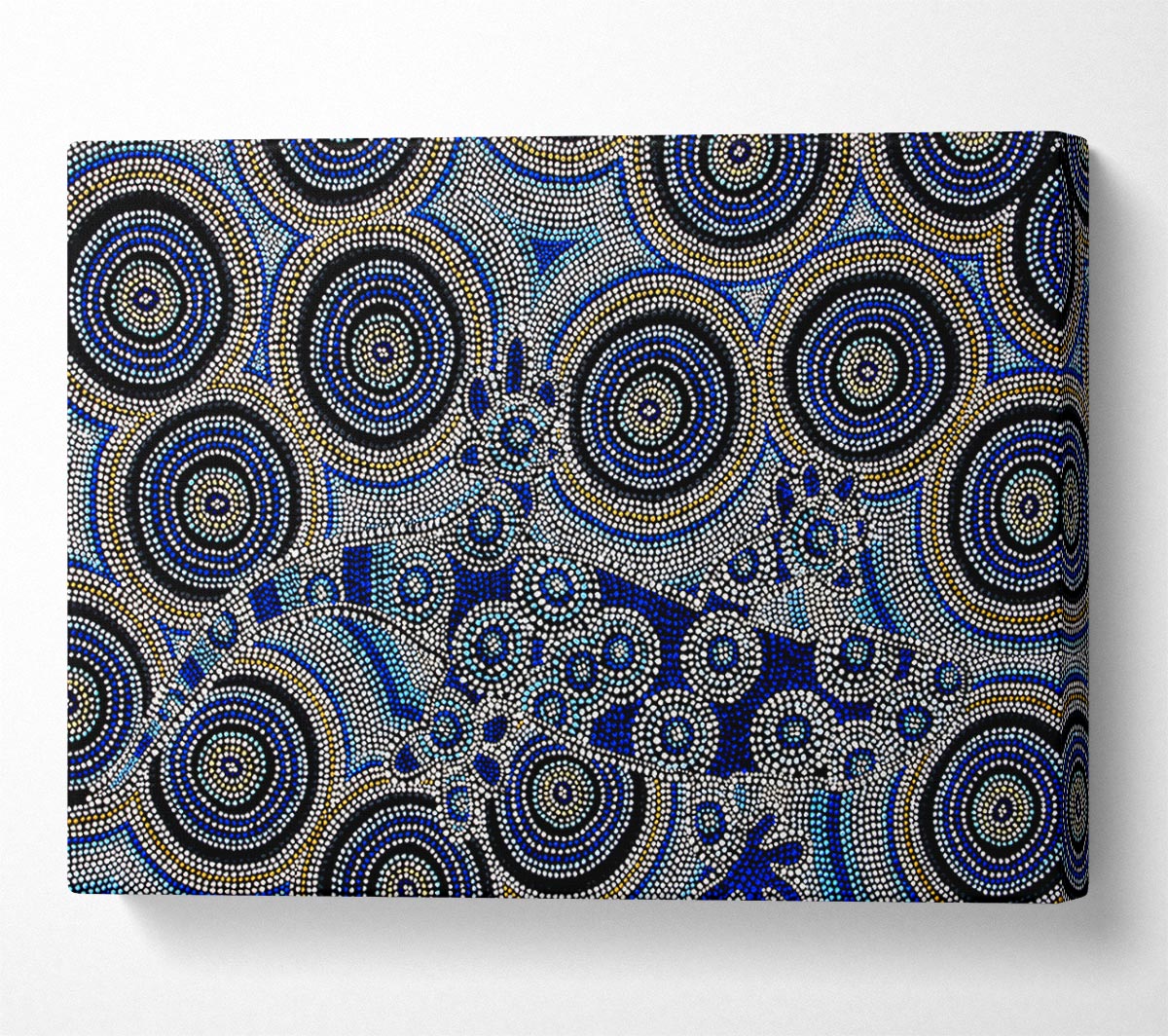 Aboriginal Chameleon Trick Canvas Wall Art
