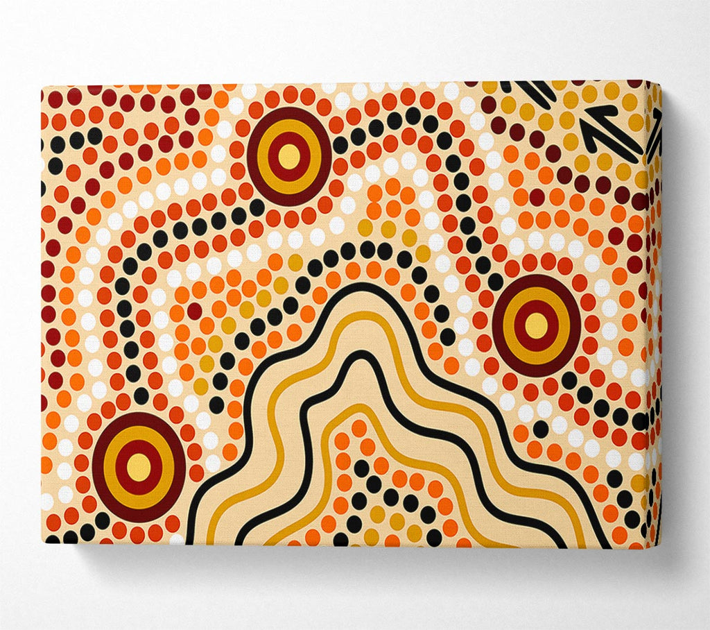 Aboriginal Australian Sands Canvas Art