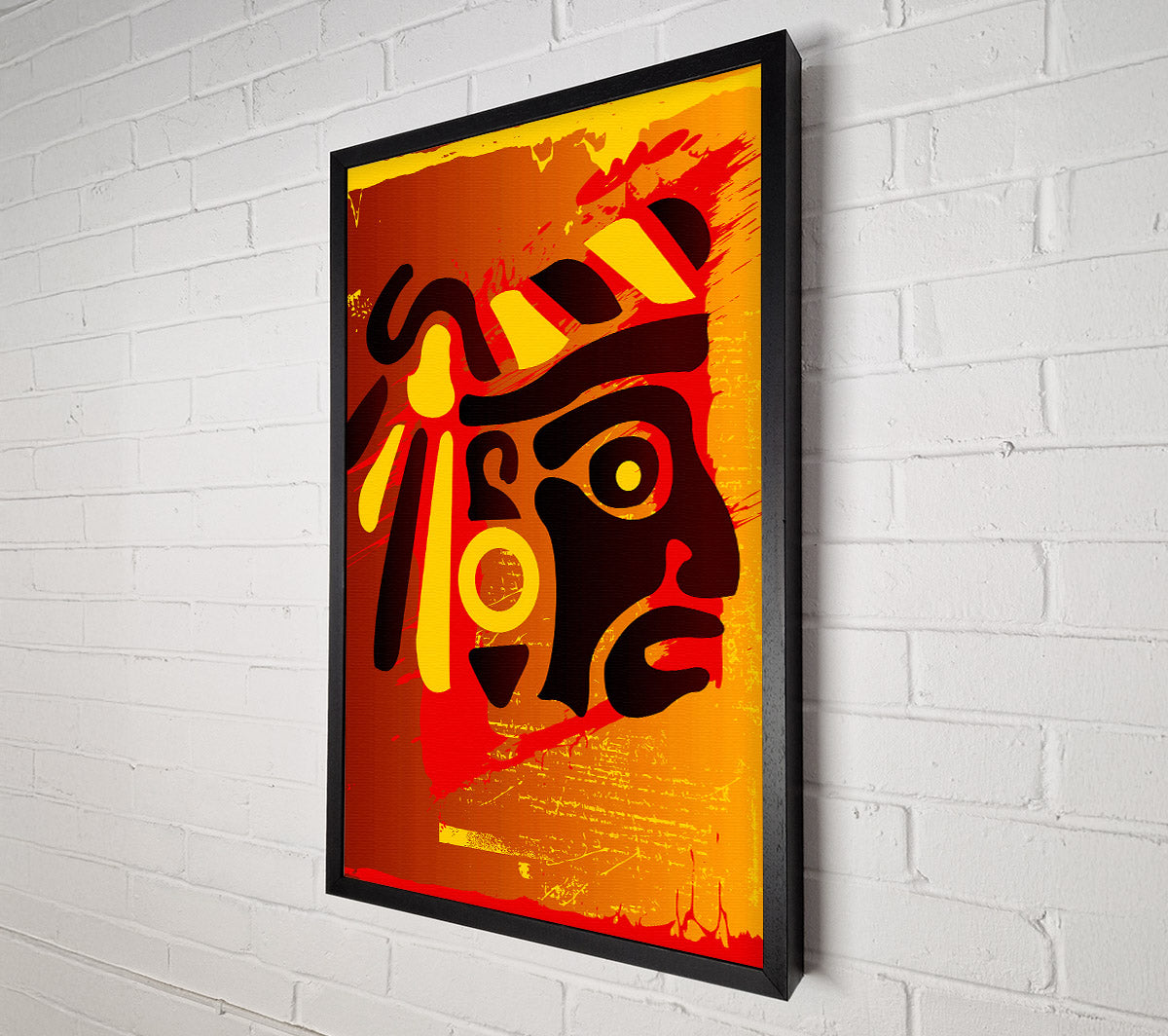 Tribal Face Canvas Wall Art
