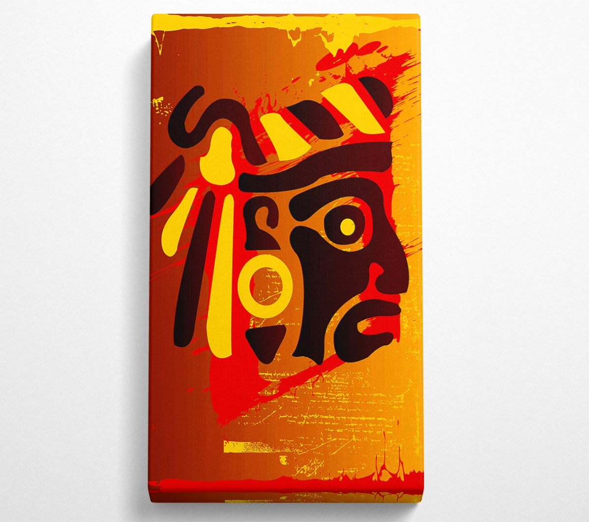 Tribal Face Canvas Wall Art