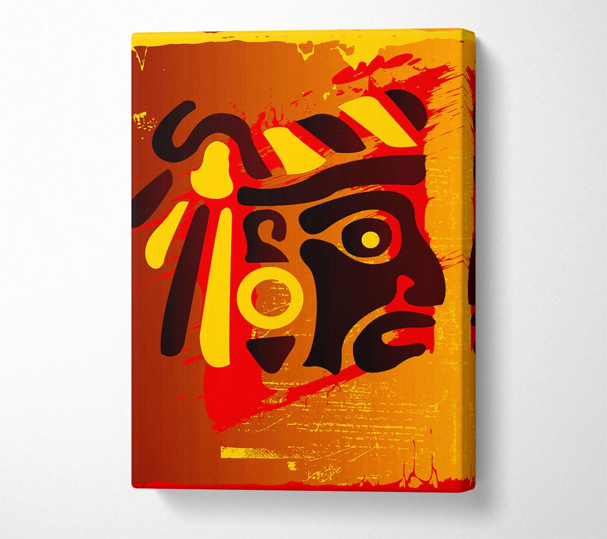 Tribal Face Canvas Wall Art