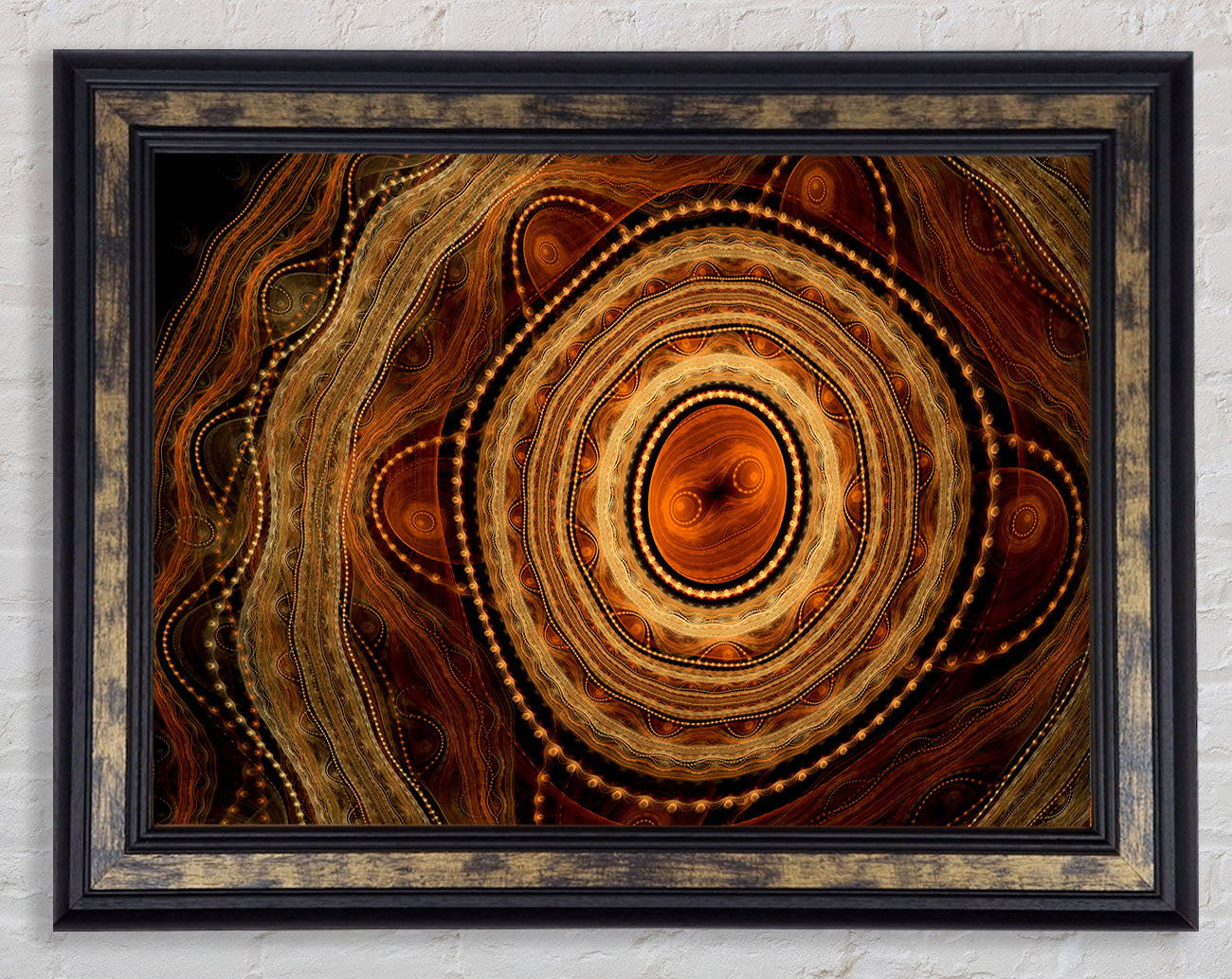 Aboriginal Tribal Power Framed Print