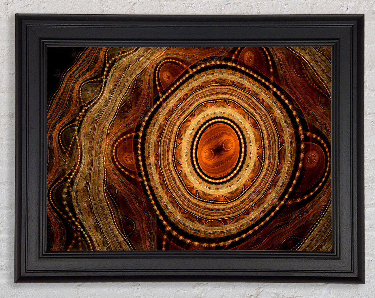 Aboriginal Tribal Power Framed Print
