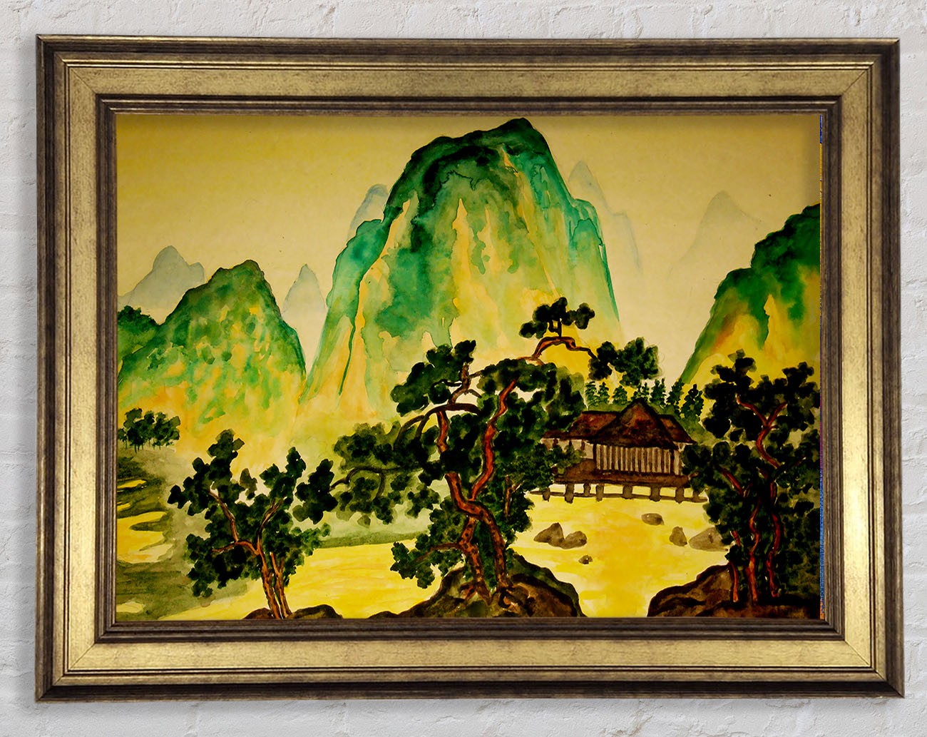 Japanese Bonsai Gardens Framed Print