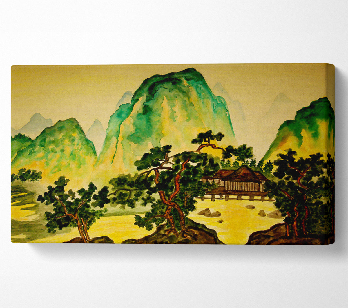Japanese Bonsai Gardens Canvas Art