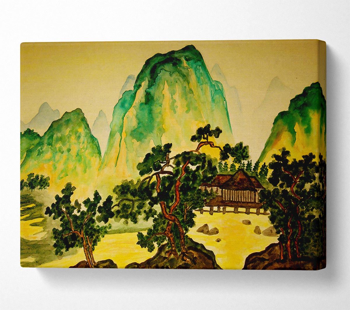 Japanese Bonsai Gardens Canvas Art